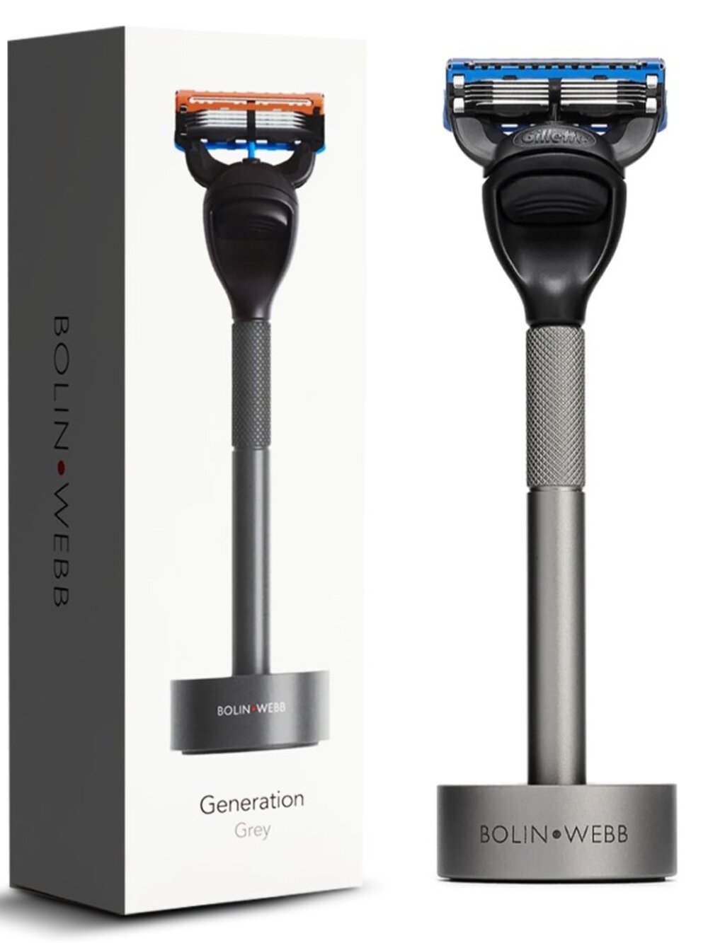Bolin Webb Generation Razor and Stand in Graphite